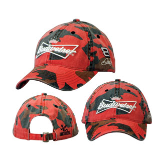 2006 Dale Earnhardt Jr Budweiser Camo Red/Black cap